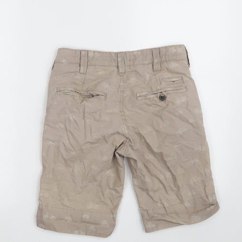 Cedar Wood State Boys Beige  100% Cotton Chino Shorts Size M L10 in Regular  - Closure - Button