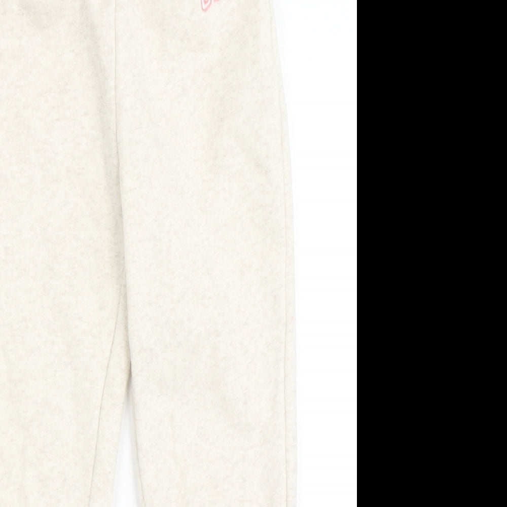 Gap Girls Beige  Cotton Jogger Trousers Size S  Regular Pullover