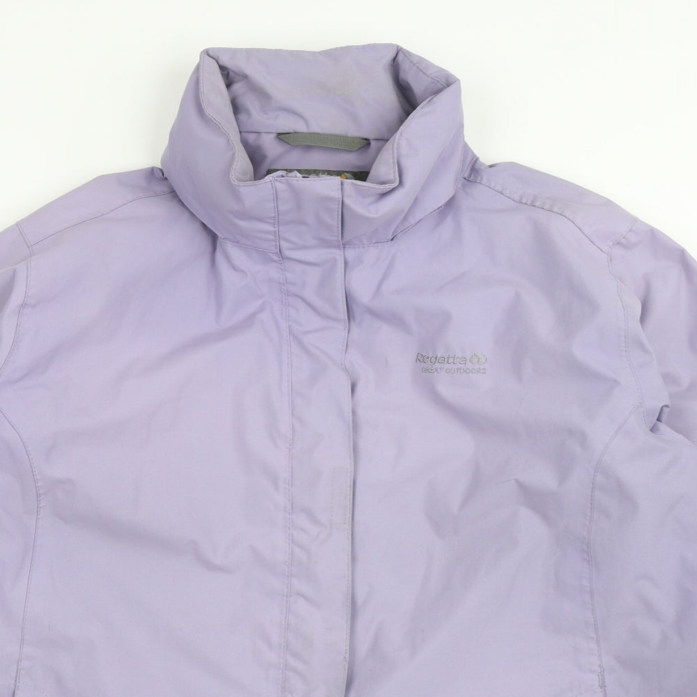 Regatta Womens Purple   Anorak Blazer Size 16  Zip