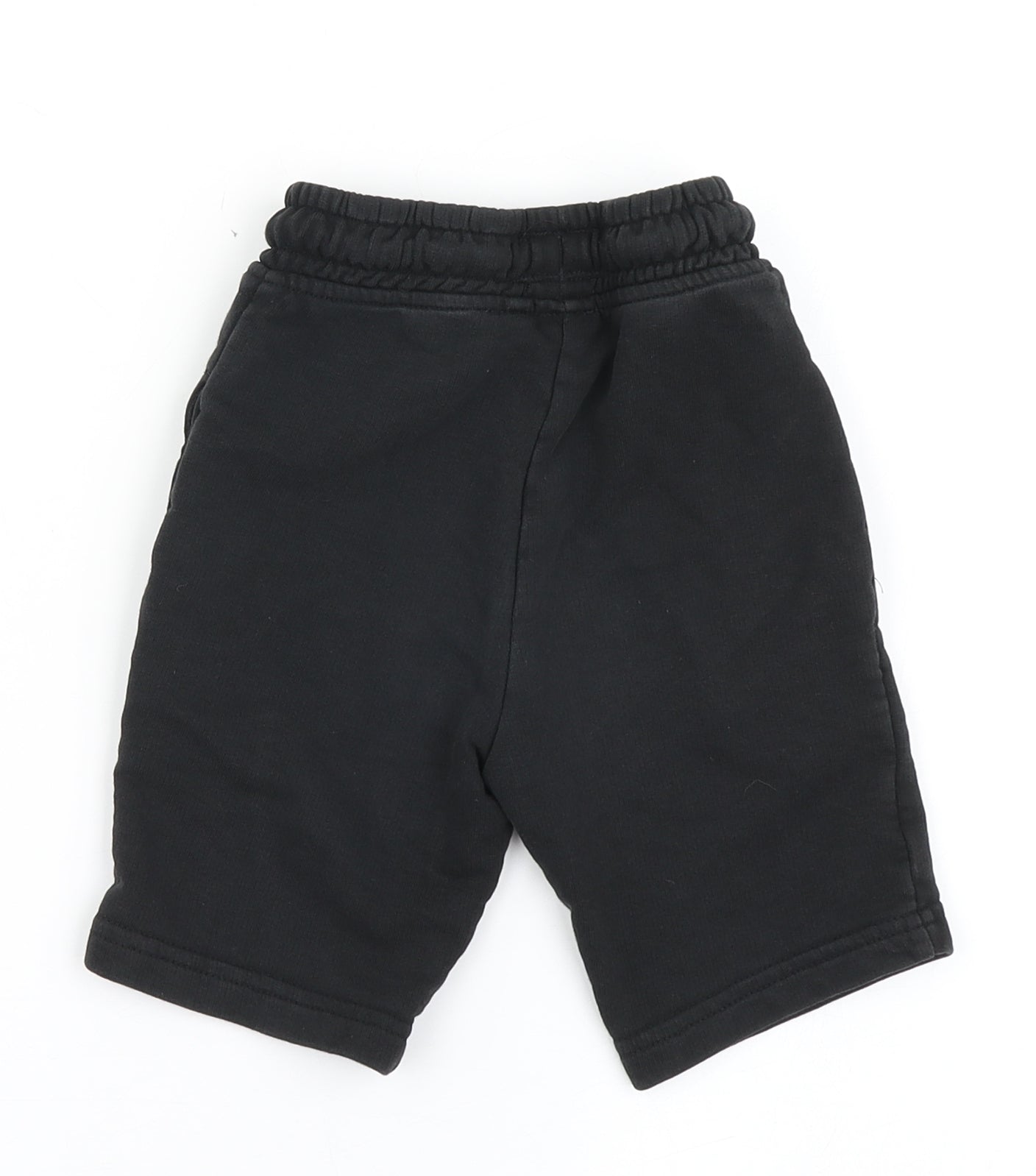 NEXT Boys Black  Cotton Sweat Shorts Size 5 Years  Regular Drawstring