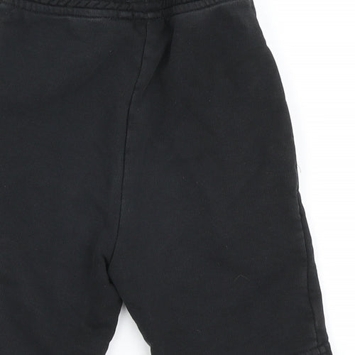 NEXT Boys Black  Cotton Sweat Shorts Size 5 Years  Regular Drawstring