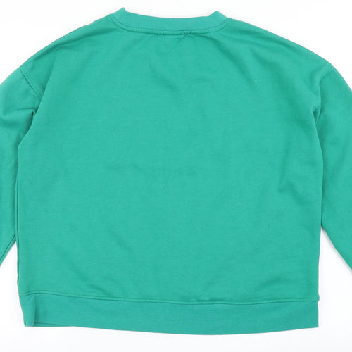 Primark Womens Green  Polyester Pullover Sweatshirt Size L  Pullover - Volleyball Club