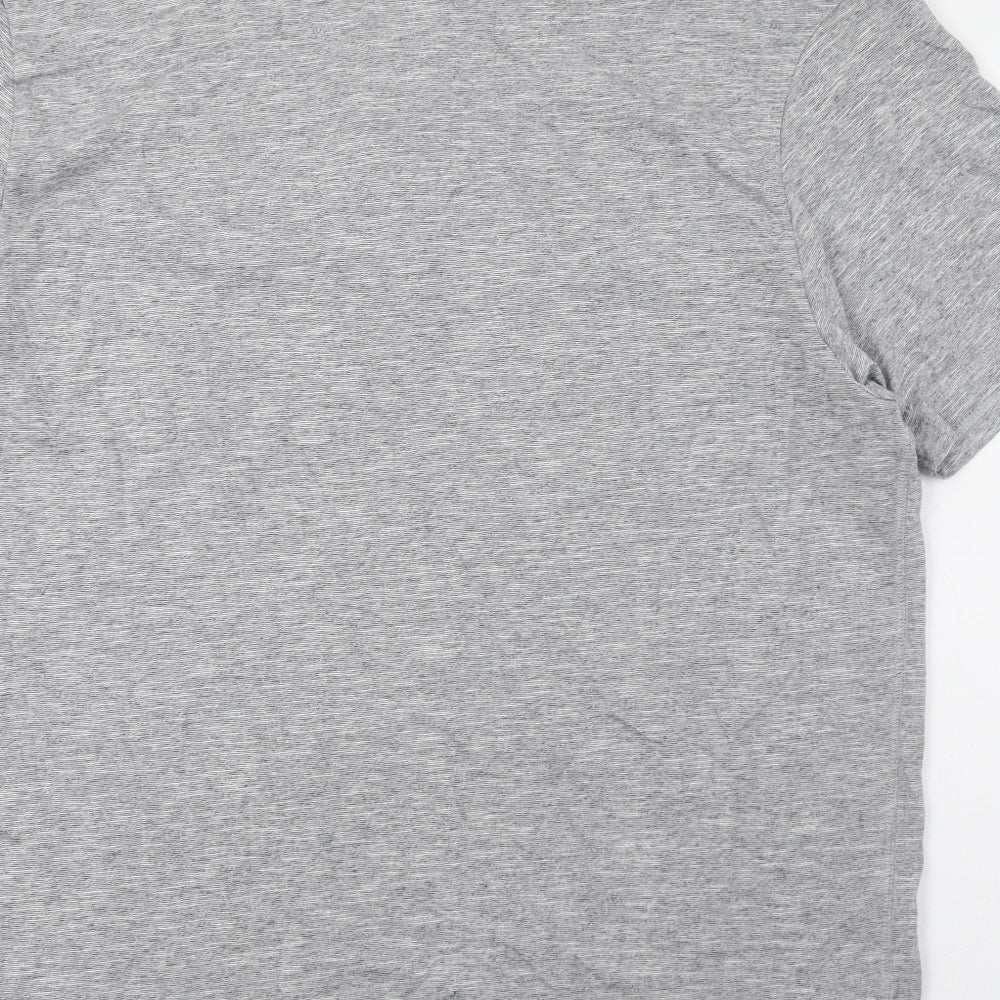 Matalan Mens Grey  Cotton  T-Shirt Size XL Round Neck  - Loungewear