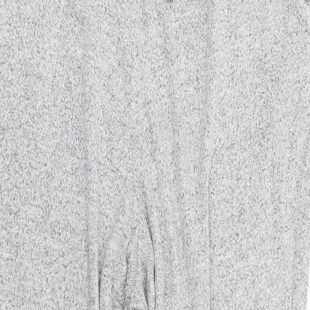 F&F Womens Grey  Viscose Jogger Trousers Size 20 L26 in Regular Tie
