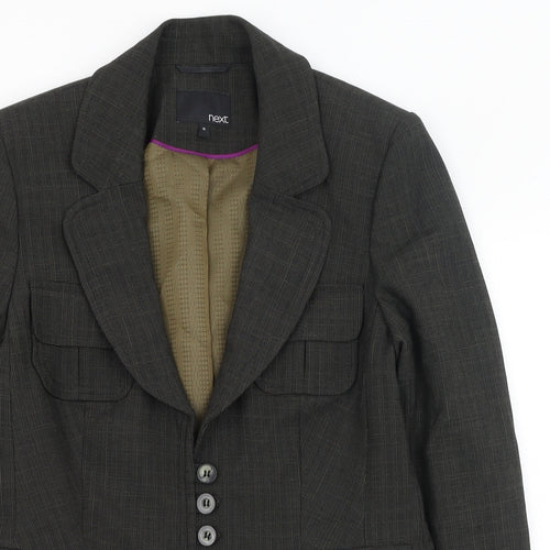 NEXT Womens Green   Jacket Blazer Size 10  Button