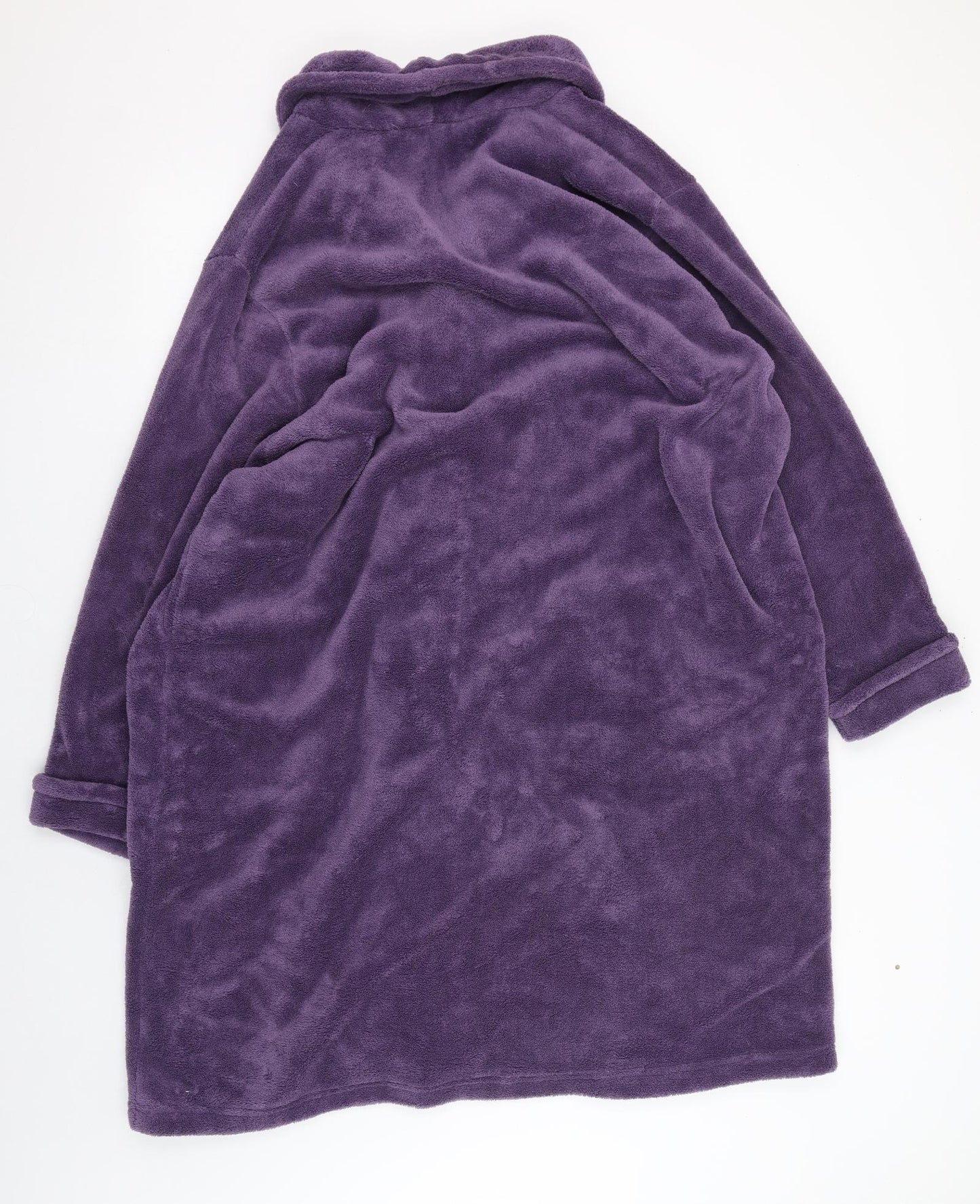 Pretty Secrets Womens Purple  Polyester Top Gown Size 28  Button