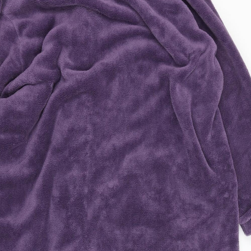 Pretty Secrets Womens Purple  Polyester Top Gown Size 28  Button