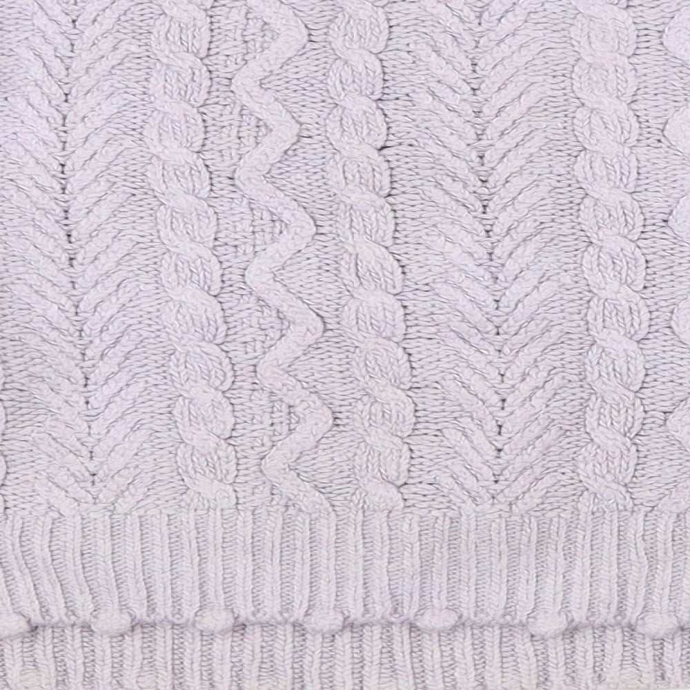 George Womens Pink Crew Neck  Acrylic Pullover Jumper Size 12   - 12-14