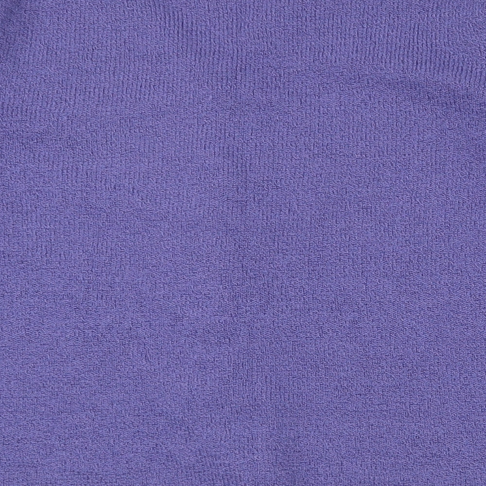Bonmarché Womens Blue V-Neck  Acrylic Cardigan Jumper Size 10