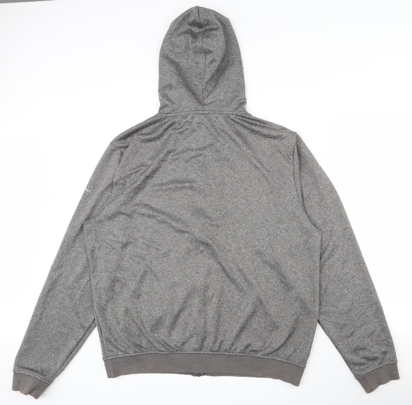 Trespass Mens Grey  Polyester Full Zip Hoodie Size 2XL