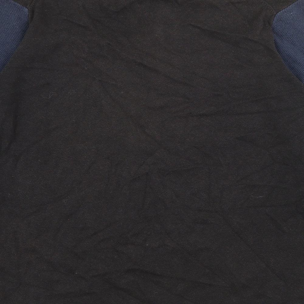 Peter Werth Mens Blue  Acrylic  Polo Size M Collared Button