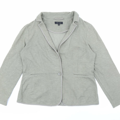 New Look Womens Green   Jacket  Size 14  Button