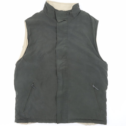 Hoggs of Fife Mens Green   Gilet Jacket Size XL  Zip