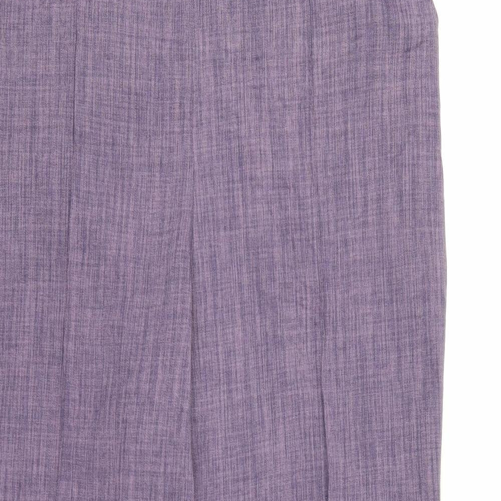Honor Milburn Womens Purple  Polyester Carrot Trousers Size 16 L24.5 in Regular