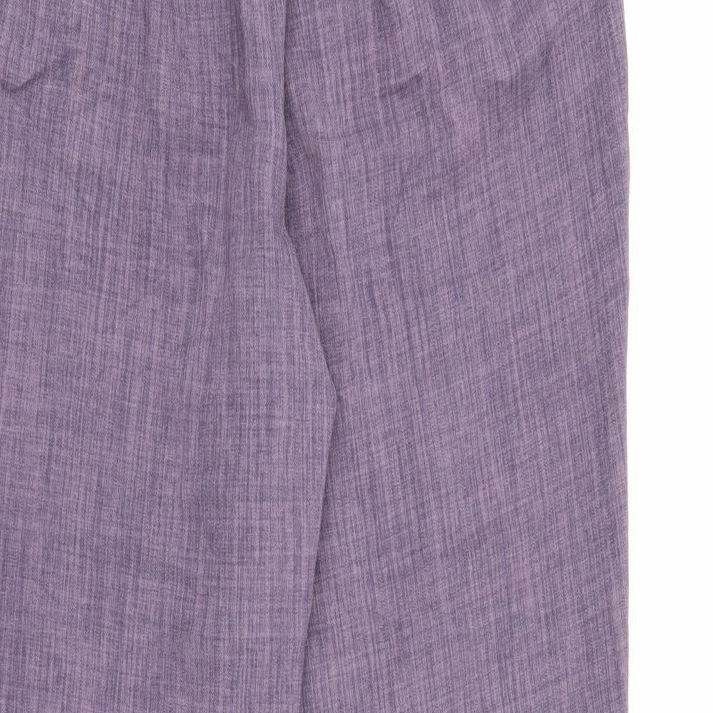 Honor Milburn Womens Purple  Polyester Carrot Trousers Size 16 L24.5 in Regular