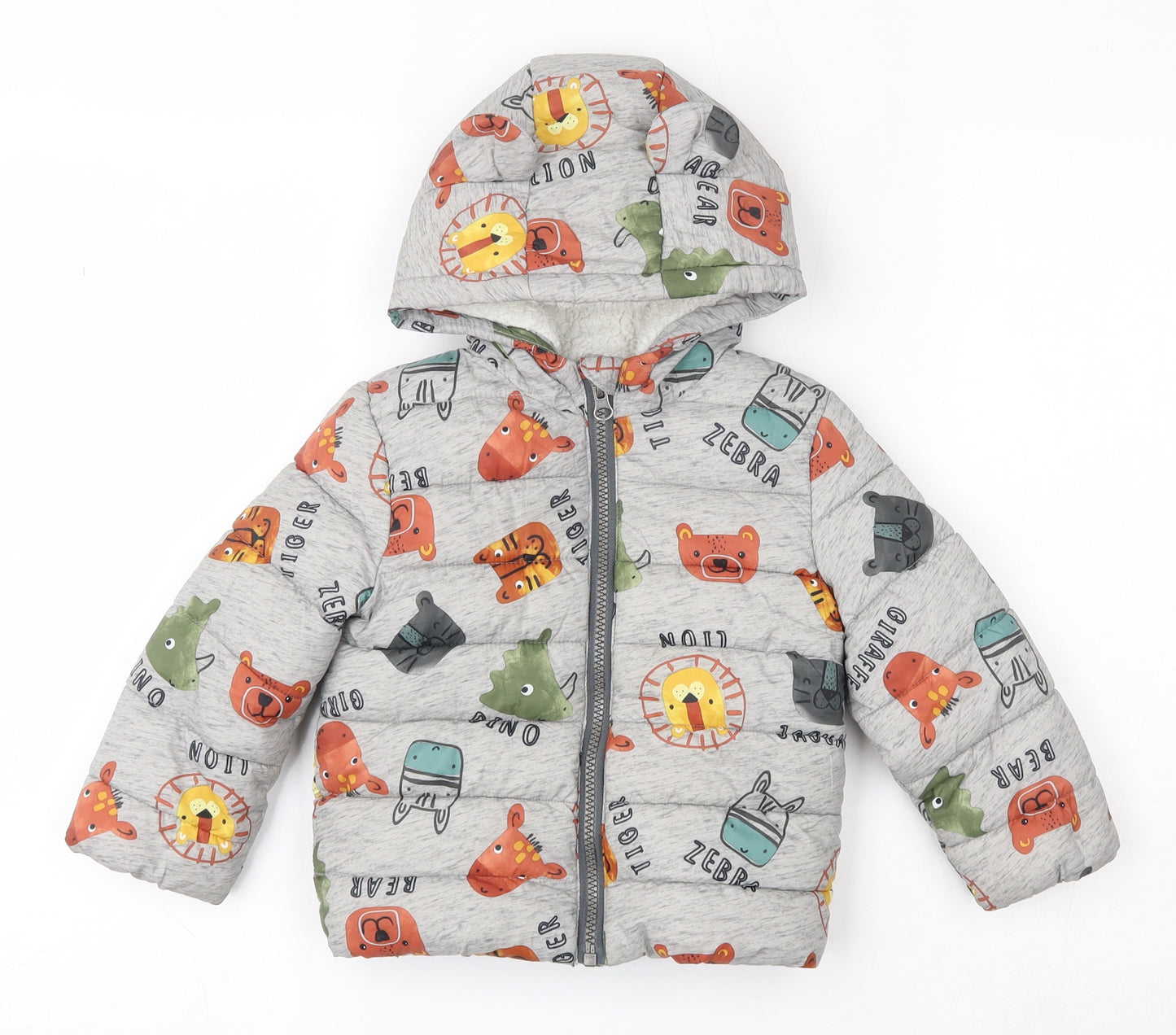 F&F  Multicoloured Geometric  Jacket  Size 18-24 Months   Zip