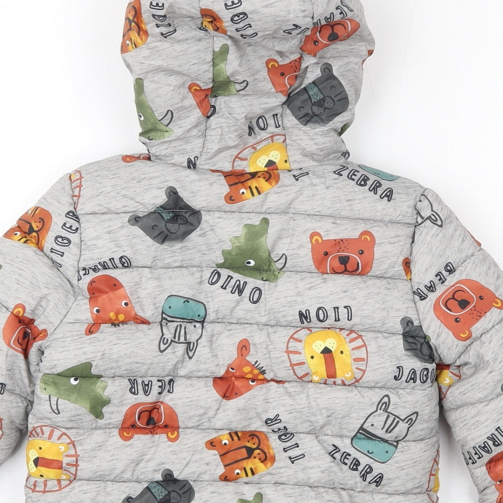F&F  Multicoloured Geometric  Jacket  Size 18-24 Months   Zip