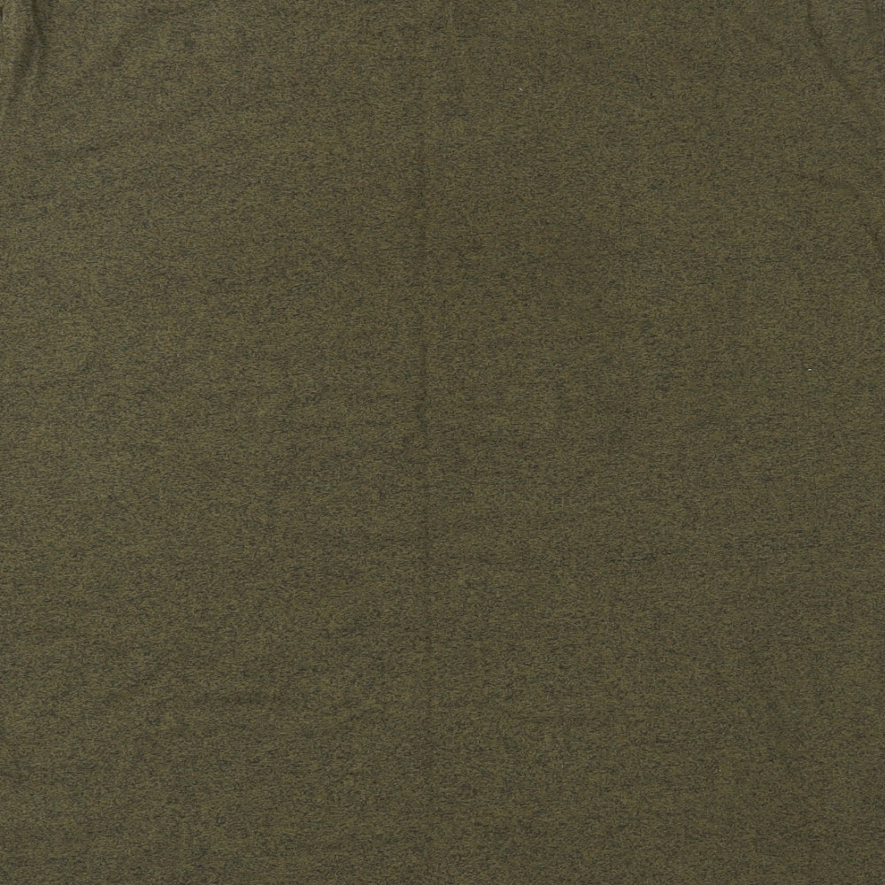 George Mens Green  Cotton  T-Shirt Size L Round Neck