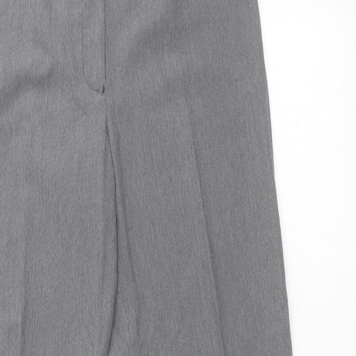 NEXT Womens Grey  Polyester Dress Pants Trousers Size 10 L29 in Regular Zip