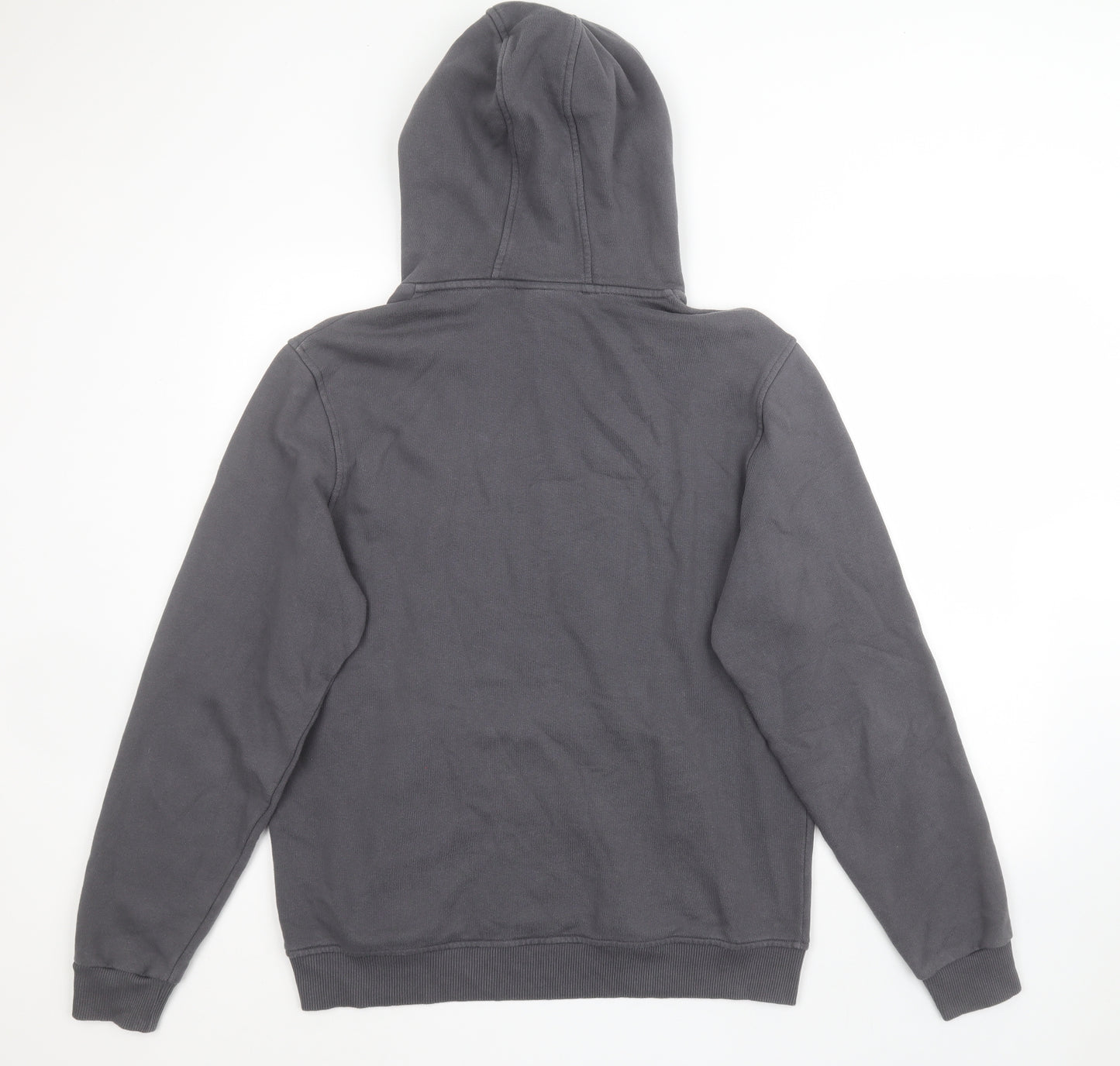 Alessandro Zavetti Mens Grey  Cotton Pullover Hoodie Size L   - Tiger