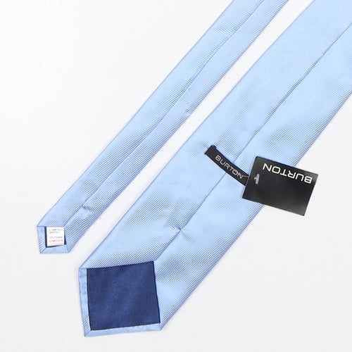 Burton  Mens Blue  Polyester Pointed Tie One Size