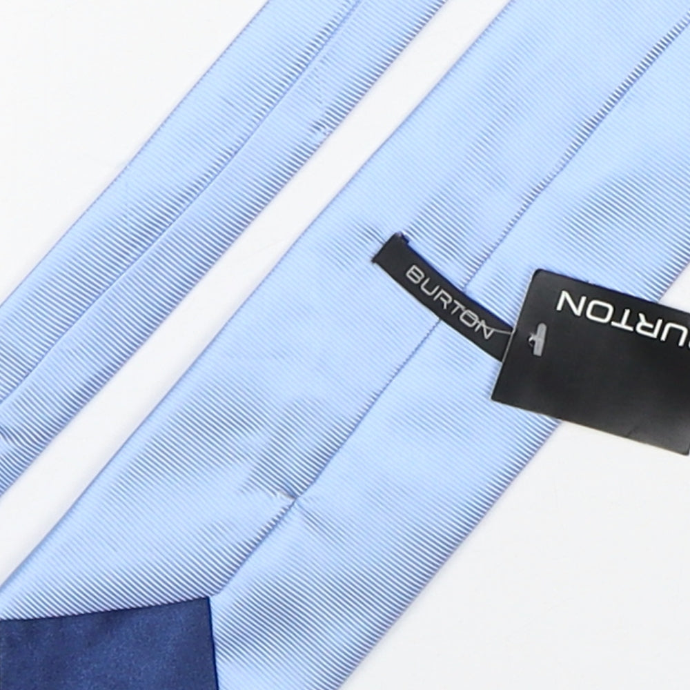 Burton  Mens Blue  Polyester Pointed Tie One Size
