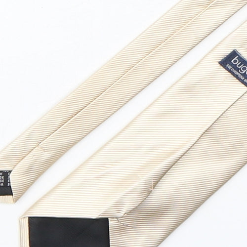 Bugatti Mens Gold  Silk Pointed Tie One Size