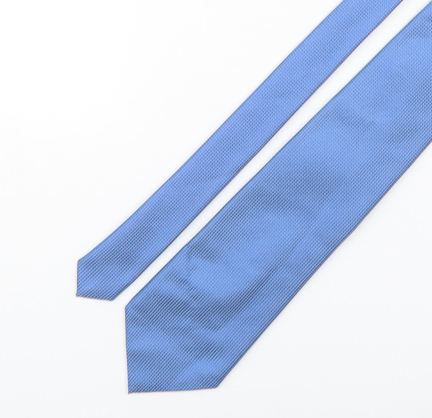 NEXT Mens Blue Grenadine Silk Pointed Tie One Size