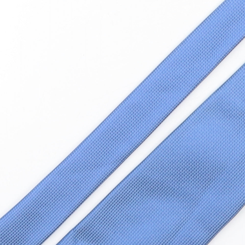 NEXT Mens Blue Grenadine Silk Pointed Tie One Size