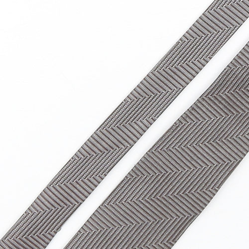 Marks and Spencer Mens Bronze Striped Silk Pointed Tie One Size