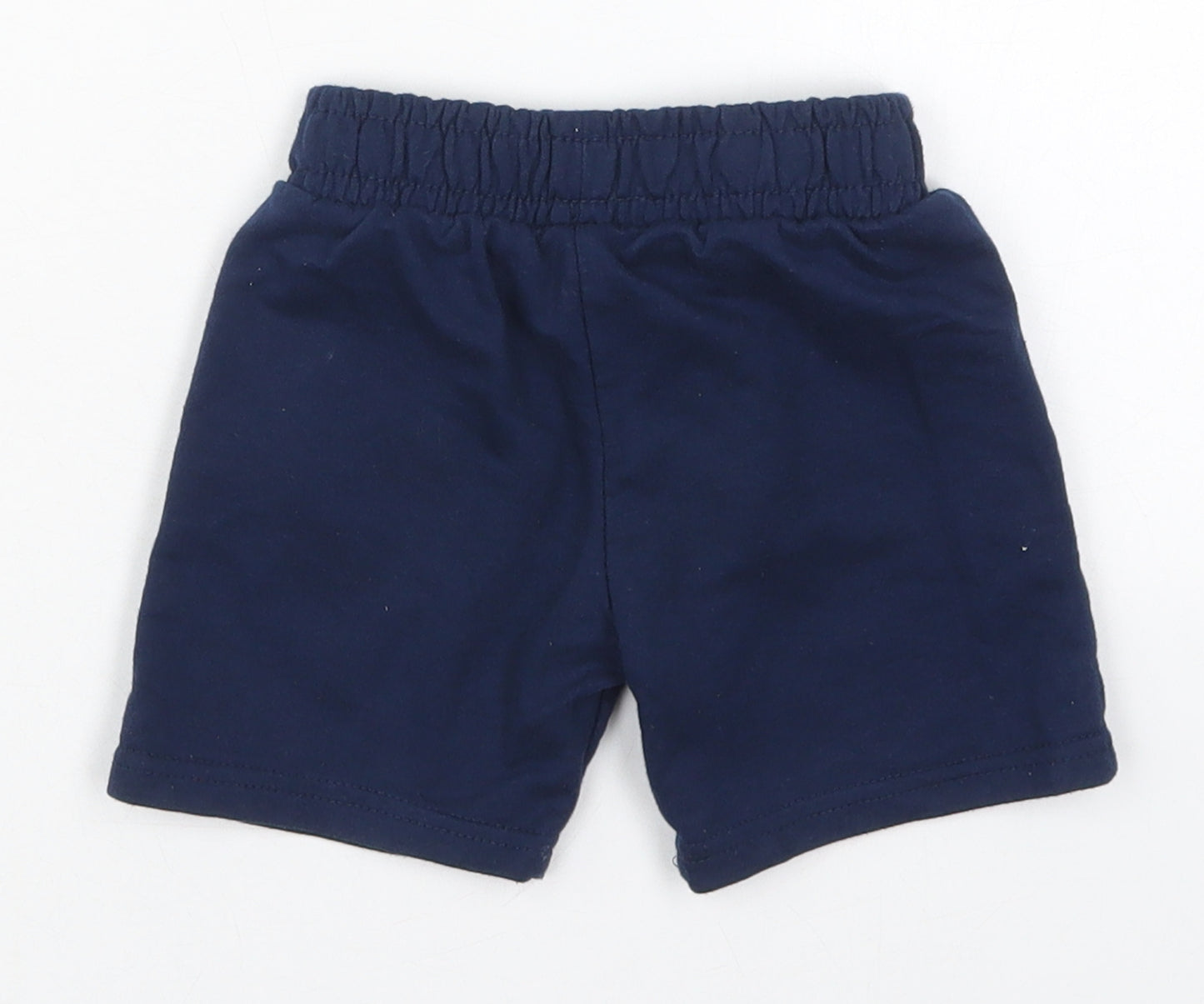 Dunnes Boys Blue  Cotton Sweatpants Trousers Size 12-18 Months  Drawstring - Sweat Shorts