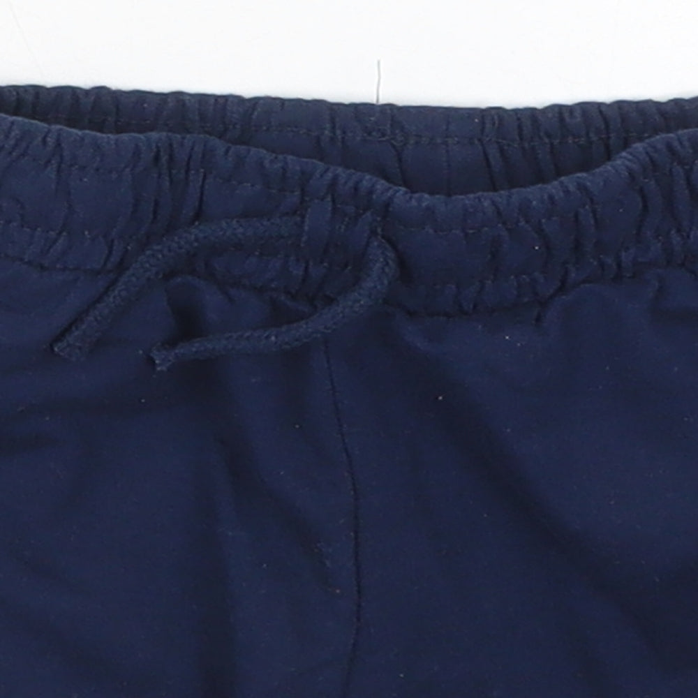 Dunnes Boys Blue  Cotton Sweatpants Trousers Size 12-18 Months  Drawstring - Sweat Shorts