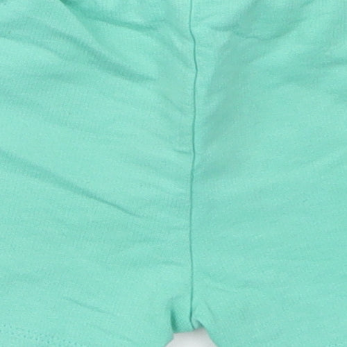 Matalan Boys Green  Cotton Sweatpants Trousers Size 12-18 Months  Drawstring - Sweat Shorts