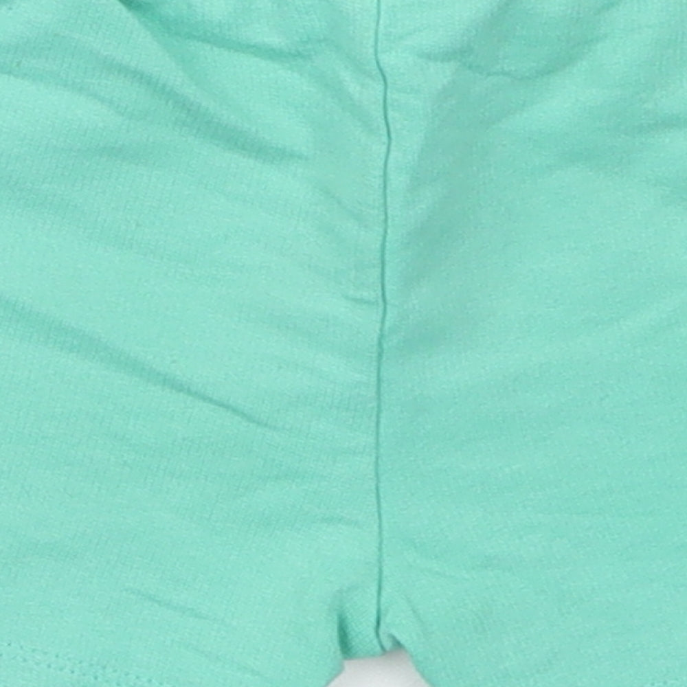 Matalan Boys Green  Cotton Sweatpants Trousers Size 12-18 Months  Drawstring - Sweat Shorts