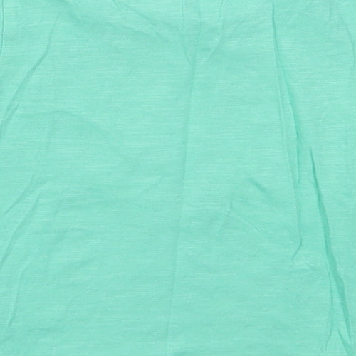 Matalan Boys Green  Cotton Basic T-Shirt Size 12-18 Months Crew Neck Pullover - Cool Like Daddy