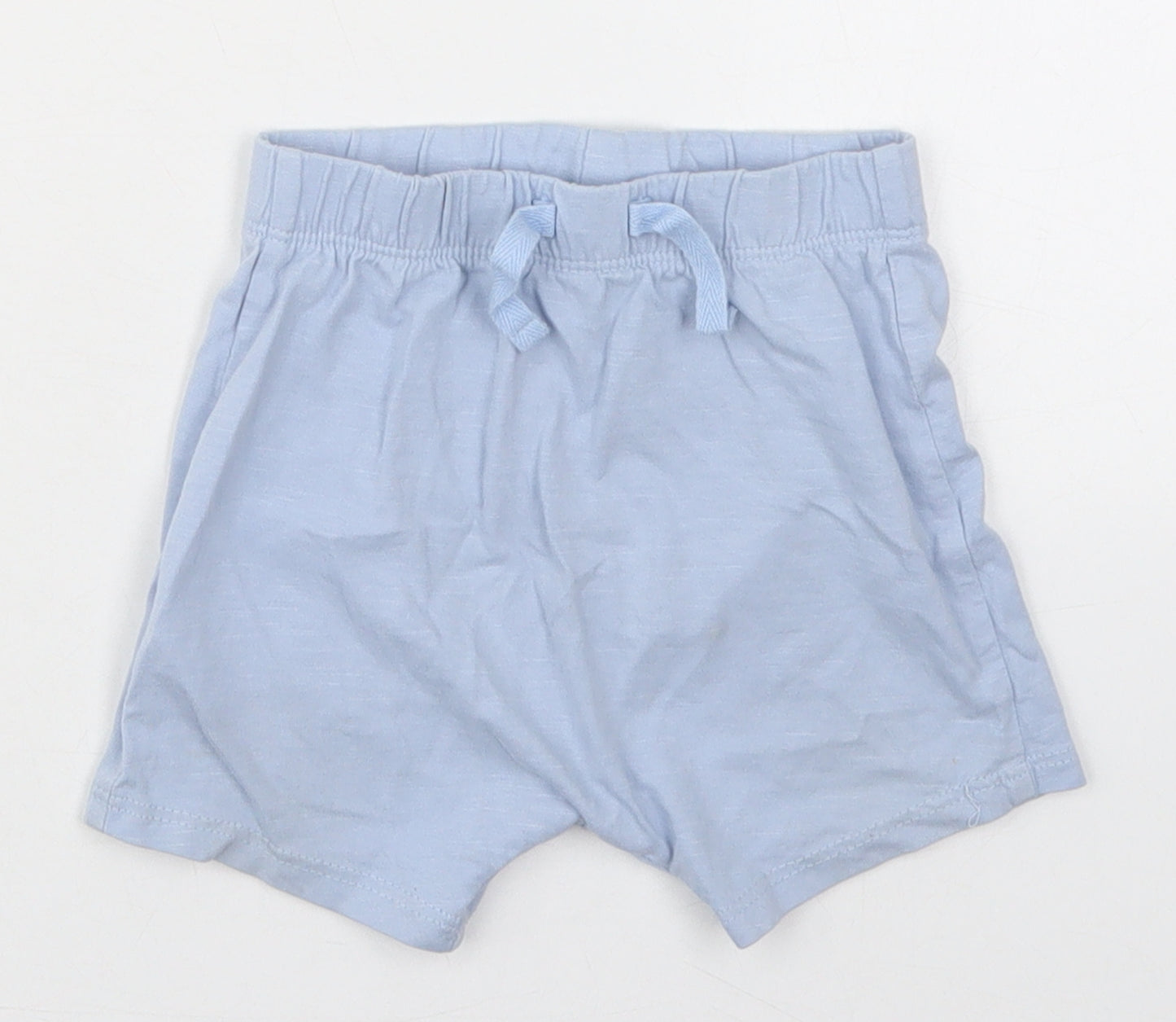 George Boys Blue  Cotton Sweatpants Trousers Size 12-18 Months  Drawstring - Sweat Shorts