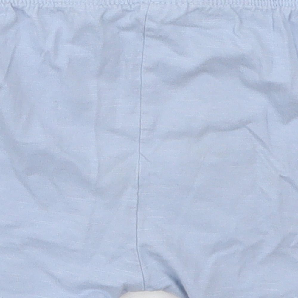 George Boys Blue  Cotton Sweatpants Trousers Size 12-18 Months  Drawstring - Sweat Shorts