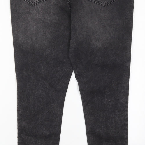F&F Womens Grey  Cotton Jegging Jeans Size 16 L29 in Regular