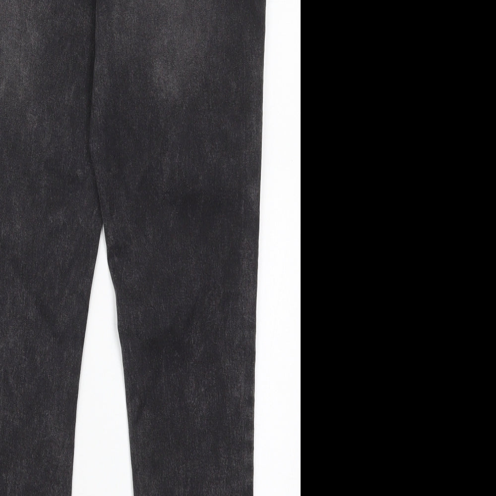 F&F Womens Grey  Cotton Jegging Jeans Size 16 L29 in Regular