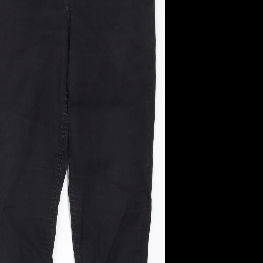 F&F Womens Black  Cotton Jegging Jeans Size 16 L30 in Regular