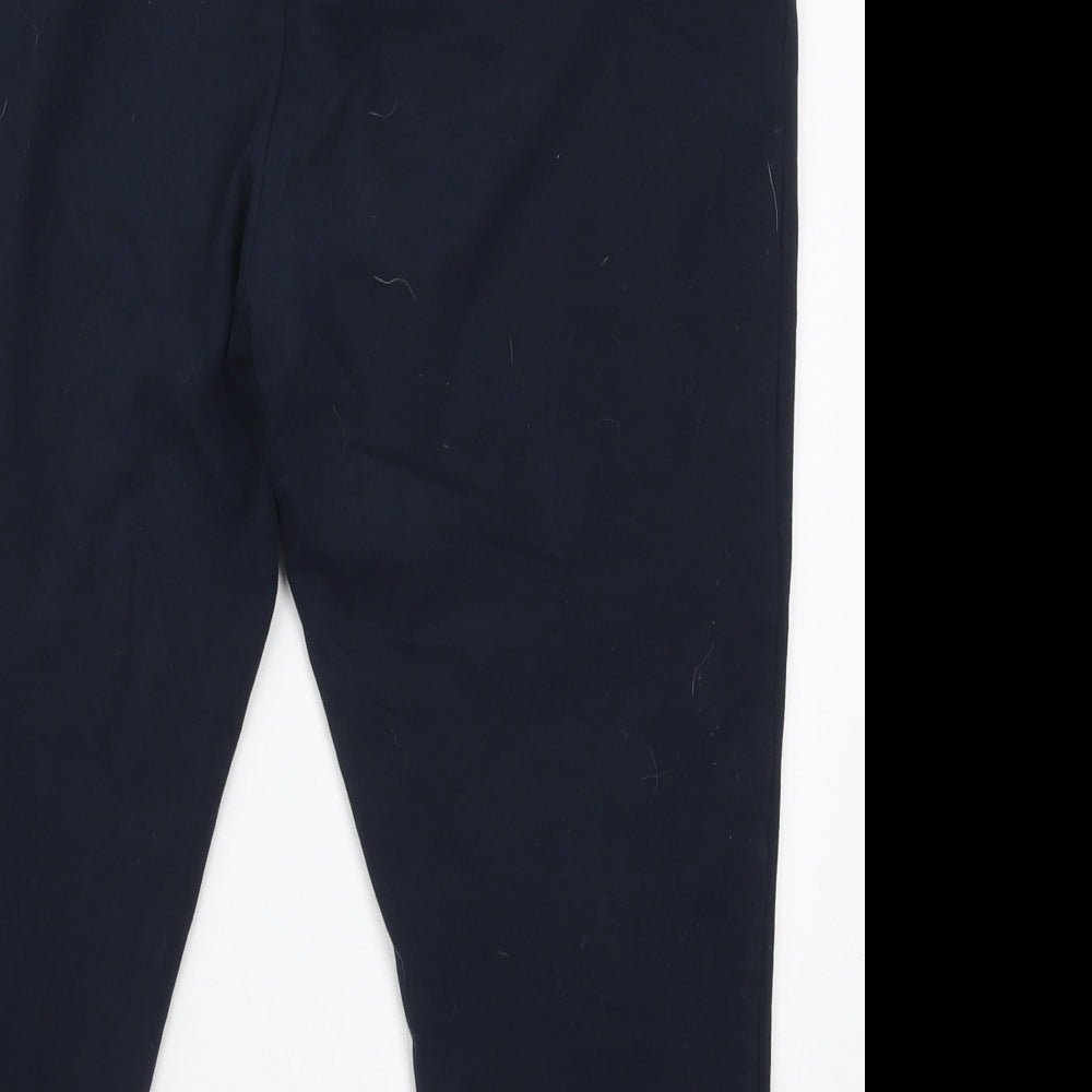 Primark Womens Blue  Cotton Cropped Leggings Size 16 L20 in