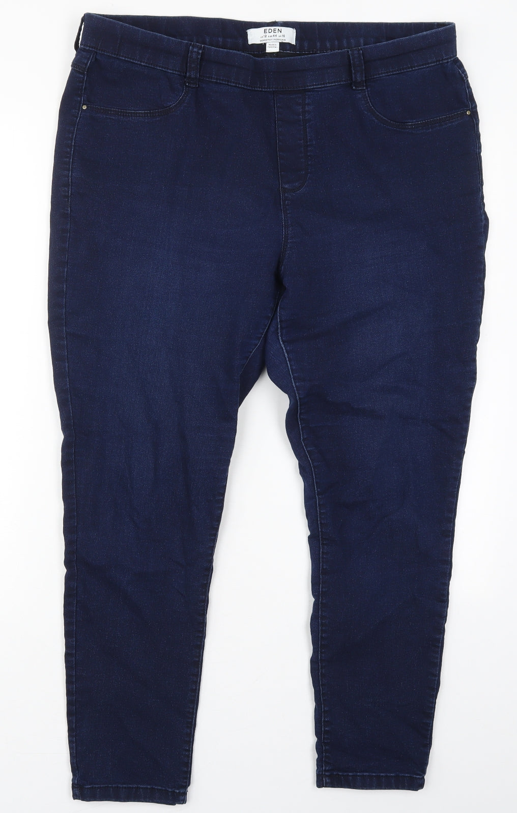 Dorothy Perkins Womens Blue  Cotton Jegging Jeans Size 16 L27 in Regular