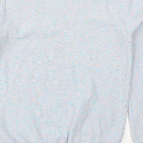 Cedar Wood State Mens Blue Crew Neck  Cotton Pullover Jumper Size S