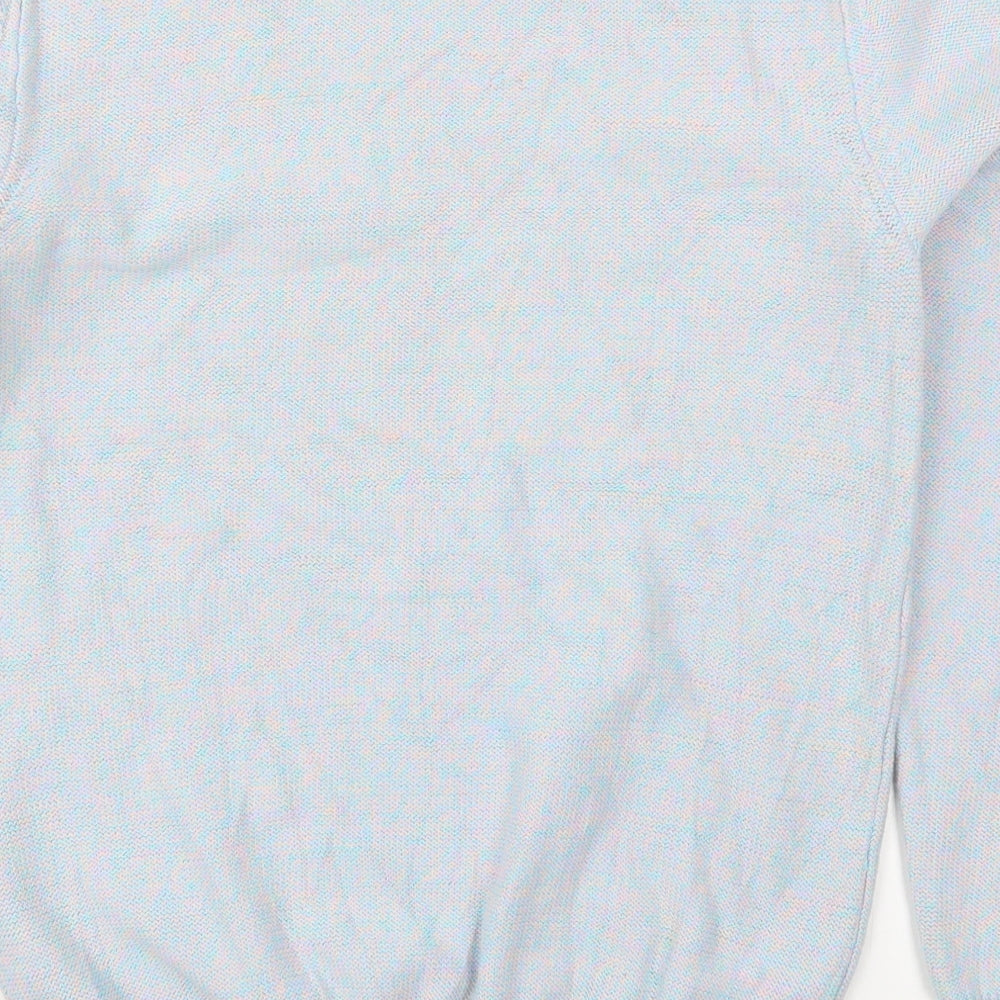 Cedar Wood State Mens Blue Crew Neck  Cotton Pullover Jumper Size S