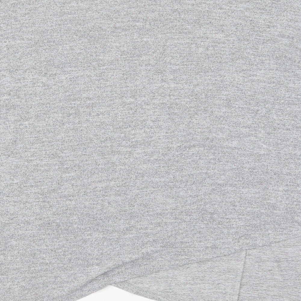 New Look Womens Grey Roll Neck  Viscose Pullover Jumper Size M