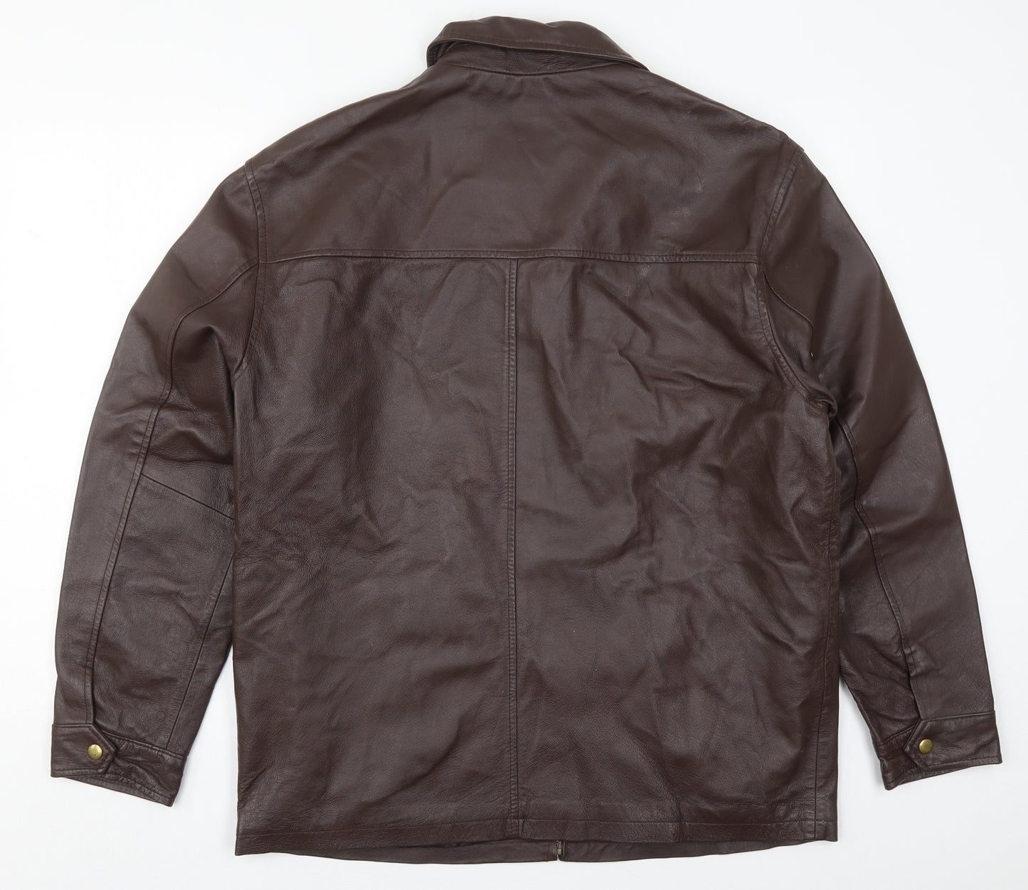 1860 Menswear Mens Brown   Jacket  Size L  Zip