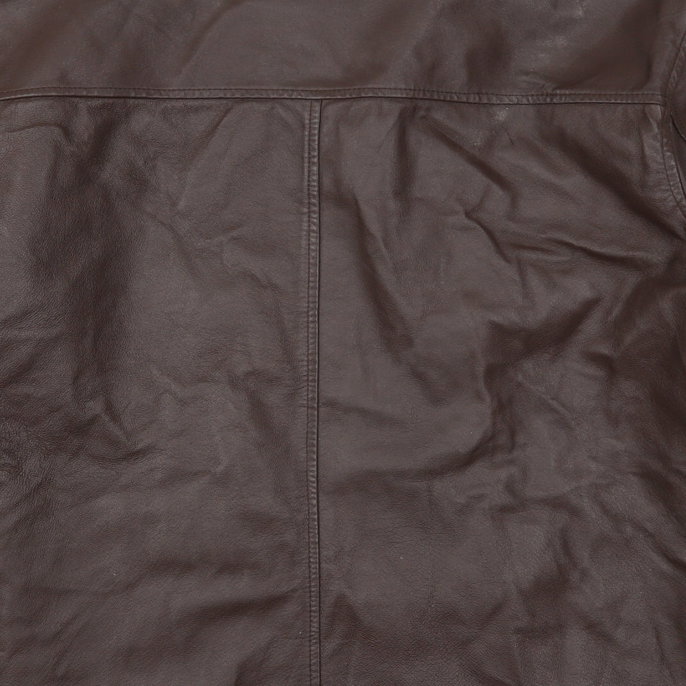1860 Menswear Mens Brown   Jacket  Size L  Zip