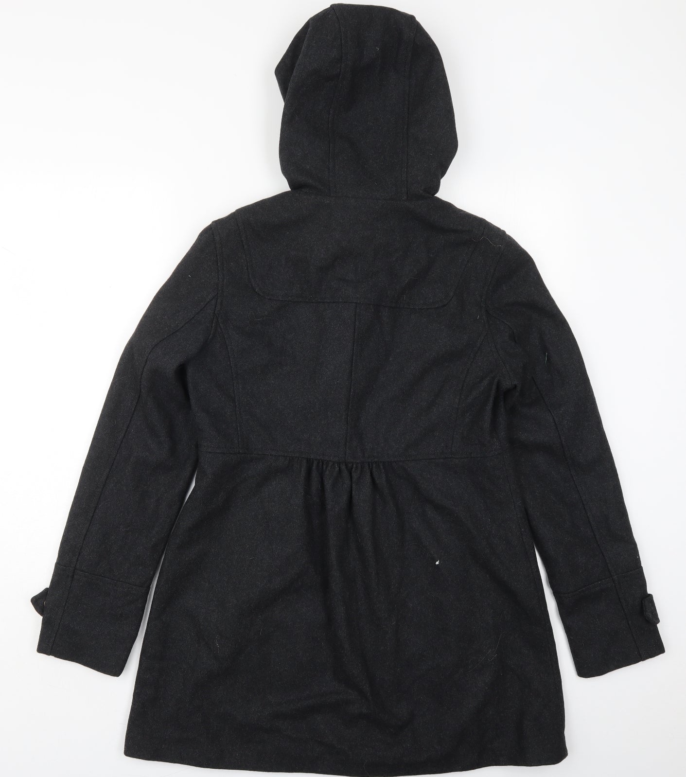 H&M Womens Grey   Pea Coat Coat Size 16  Zip
