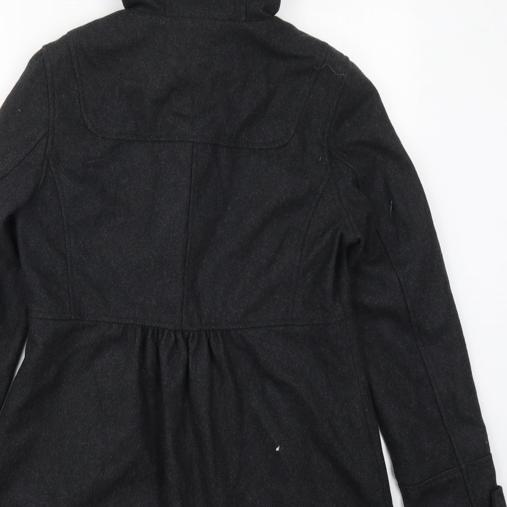 H&M Womens Grey   Pea Coat Coat Size 16  Zip