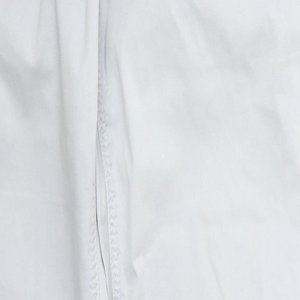 Esprit Womens Blue  Cotton Trousers  Size 8 L32 in Regular Button